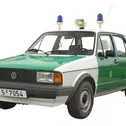 Einen VW Jetta vom Polizeimuseum Stuttgart können Besucherinnen und Besucher am Stand des ADAC besichtigen (Foto: Polizeimuseum Stuttgart)