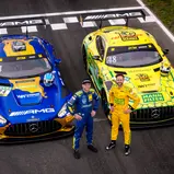#24 Maro Engel / DEU, #48 Jules Gounon / FRAU (beide Mercedes-AMG GT3), Oschersleben