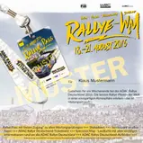 ADAC Rallye Deutschland, Tickets