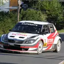 Starker Auftritt: Dominik Dinkel im Skoda Fabia S2000