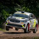 Deutliches Signal: In der zweiten Etappe war das ADAC Opel Rally Junior Team das Maß der Dinge