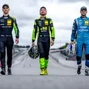 Der Dreikampf zwischen Thomas Preining, Mirko Bortolotti und Ricardo Feller (l-r) geht in die letzte Runde