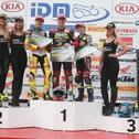 Das Podium nach dem ersten Lauf in Most Das Podium nach dem ersten Lauf in Most