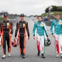 Die vier Anwärter auf den Fahrertitel im ADAC GT Masters