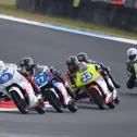 Valentino Herrlich kämpfte im zweiten Lauf ums Podium
