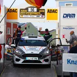 Deutsche Rallyemeisterschaft, ADAC Rallye Masters 2019; 6. Lauf, ADAC Knaus Tabbert 3-Städte-Rallye (Photo by Sascha Dörrenbächer)  #66-Raffael Sulzinger+Lisa Kiefer, Ford Fiesta R2T