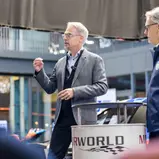 Thomas Laudenbach von Porsche sprach über die Nachwuchsförderung (Foto Gruppe C Photography)