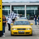 Im Rahmen der Klassikwelt Bodensee startete die erste ADAC Youngtimer Tour Bodensee ihre Motoren