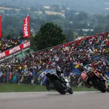 #73 Alex Marquez / BK8 Gresini Racing MotoGP / Ducati und #33 Brad Binder / Red Bull KTM Factory Racing / KTM, Sachsenring