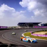 #27 / Team Buchbinder Rent-a-Car / Porsche 718 Cayman GT4 CS MR / Stephan Grotstollen / Georg Braun & #22 / Team Allied-Racing / Porsche 718 Cayman GT4 CS MR / Moritz Wiskirchen / Phil Hill