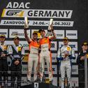 Das Samstagspodium der ADAC GT4 Germany aus Zandvoort