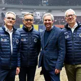 Jürgen Hieke, Wolfgang Schattling, Dr. Gerd Ennser, Dieter Seibert (v.l.)