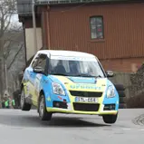 Sprung zum Divisionssieg bei den 'Kleinen': Enrico Grunert im Suzuki Swift 