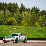 #23 Stefan Bostandjiev / Pavel Lefterov / Overdrive Racing / Porsche 718 Cayman GT4 RS CS