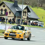 John Macht nimmt die ADAC Rallye Erzgebirge im Mitsubishi Evo 6 in Angriff