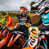 ADAC MX Masters Holzgerlingen, Camden Mc Lellan ( Südafrika / KTM / Kosak Racing Team ) und Liam Everts ( Belgien / KTM ) beim ADAC MX Junior Cup 85