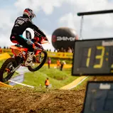 ADAC MX Masters 2018 , ADAC MX Masters Holzgerlingen  Falk Greiner ( Deutschland / KTM / Falcon Motorsports ) beim ADAC MX Junior Cup 125