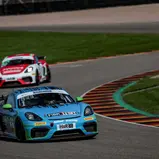 #1 / Team Allied-Racing / Porsche 718 Cayman GT4 CS MR / Alexander Hartvig / Joel Sturm