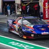Der markante rote Farbton von Montana ziert die Boxengasse sowie den Parc Fermé der DTM