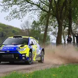 Philip Geipel und seine Co-Pilotin Katrin Becker wollen ihre Führung in der Deutschen Rallye-Meisterschaft ausbauen