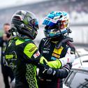 Mirko Bortolotti beschreibt seinen Konkurrenten Maro Engel (l-r) als absoluten Top-Fahrer