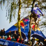 ADAC MX Masters, Jauer, Maximilian Spies ( Deutschland / Husqvarna / ADAC Berlin-Brandenburg ) auf seiner Maschine beim ADAC MX Youngster Cup