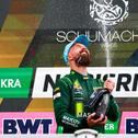 Großer Jubel bei Nicki Thiim über ein perfektes Wochenende mit zwei Norisring-Siegen