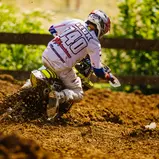 Travis Leok ( Estland / Husqvarna / MX-Handel Racing ) beim ADAC MX Junior Cup