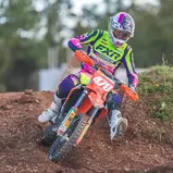 Peter König wird in der DMX 250 beim Finale in Thurm zum ersten Mal Deutscher Meister (Foto: Kai Brake)