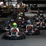 Reichlich Action gab es beim Kart-Grand-Prix der DTM