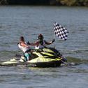 Burak Erverdi (vorn) und Markus Schick lieferten sich spannende Duelle im Runabout Open