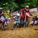 Larissa Papenmeier (423) war bei der DMX Damen im Rahmen des ADAC MX Masters in Bielstein vom Start weg nicht zu schlagen