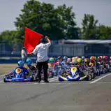 Volles Feld bei den Schaltkarts, ADAC Kast Masters, Oschersleben