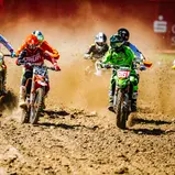 ADAC MX Masters, Jauer, Start beim ADAC MX Masters mit Hunter Lawrence, Bence Szvoboda, Jens Getteman, und Mike Stender auf ihren Maschinen