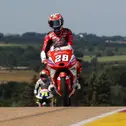 Schnellster im Zeittraining der Moto3 wurde der Spanier Izan Guevara