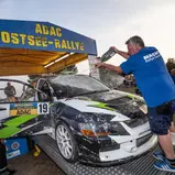 #19 J. Macht / M. Teufel / Mitsubishi Lancer EVO IX (NC 1) / ADAC Ostsee-Rallye