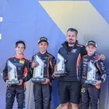 Podium OK-N Junior, DKM Wackersdorf 2026