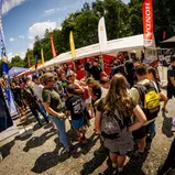 Besucher im Fahrerlager, ADAC MX Masters Bielstein