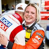 #26 Jessica Bäckman / ROJA Motorsport by ASL Lichtblau / Hyundai Veloster N TCR