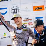 Edvards Bidzans ( Lettland / Husqvarna / SixtySeven ) beim ADAC MX Youngster Cup