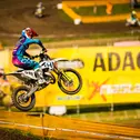 Simon Längenfelder gewann den Titel in der Deutschen Jugend Motocross Meisterschaft
