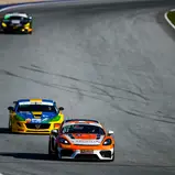 #91 Jesper Brunoj Jensen / Laurenz Rühl / Porsche 718 Cayman GT4 RS CS / Wimmer Werk Motorsport, Red Bull Ring