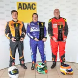 Das KZ2-Masters-Podium: Jory Molema, Nathalie Kreitz, Klaus Parnet (v.l.n.r.)