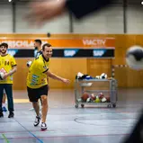 Patric Niederhauser trat im Siebenmeter-Werfen gegen Junioren-Weltmeister David Späth anPatric Niederhauser trat im Siebenmeter-Werfen gegen Junioren-Weltmeister David Späth an