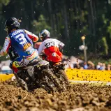 Linus Jung ( Deutschland / Husqvarna / KTM Sarholz Racing Team ) beim ADAC MX Junior Cup 125ccm