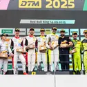 Großer Jubel auf dem Podium der ADAC GT4 Germany