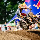 Nach dem ersten Rennen hat Stauffer auf den KTM Zweitakter gewechselt