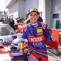 Ayhancan Güven nahm am Samstag seine erste DTM-Trophäe mit nach Hause