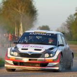 Schneller Youngster: Dominik Dinkel im Skoda Fabia S2000