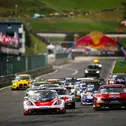 Der Start ins erste Rennen des ADAC GT Masters am Salzburgring